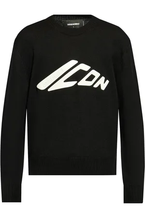 Dsquared2 Icon logo-print virgin wool jumper
