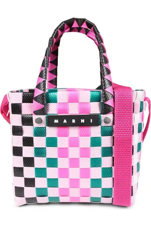 Marni Market Criss-Cross woven basket bag