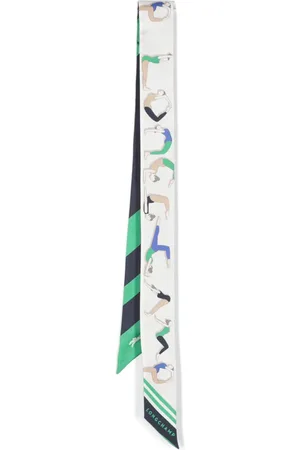Longchamp Yoga silk scarf