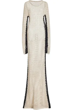 Diotima Mesh crochet midi dress
