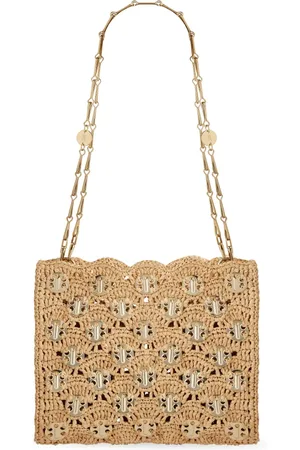 Paco rabanne Iconic 1969 raffia shoulder bag