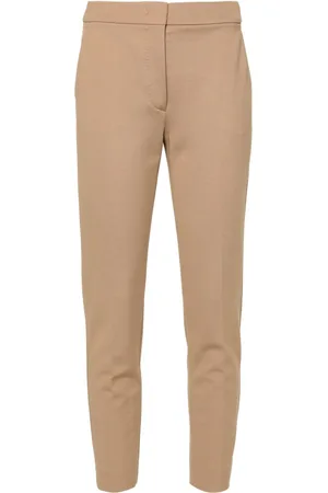 Max Mara Pegno jersey cigarette trousers