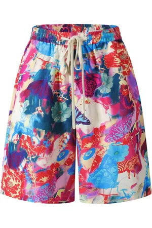 SHANGHAI TANG X Jacky Tsai graphic-print track shorts