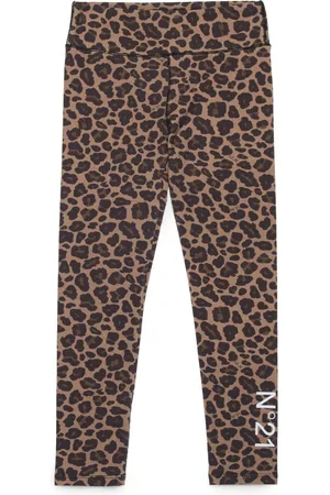 Nº21 Leopard-print leggings