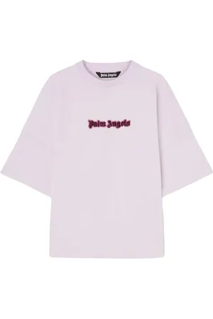 Palm Angels Drop-shoulder cotton T-shirt