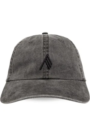 The Attico Logo-embroidered cotton cap