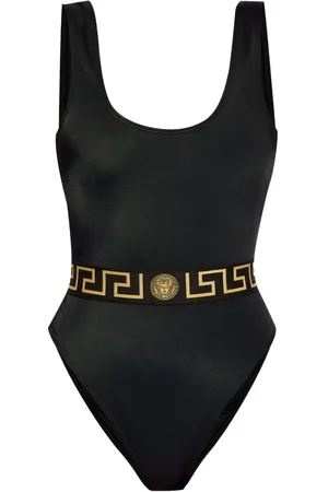 VERSACE Medusa scoop-neck swimsuit
