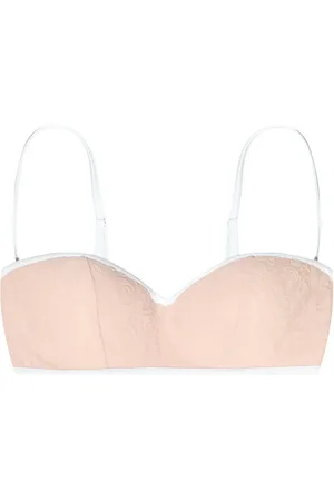 VERSACE Jacquard balconette bikini top