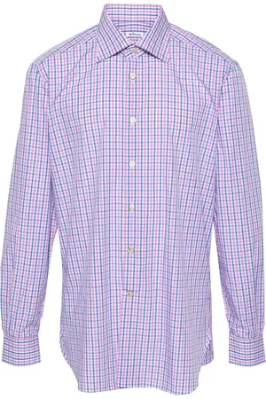 Kiton Checked cotton shirt