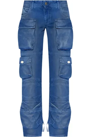 The Attico Low-rise cargo jeans