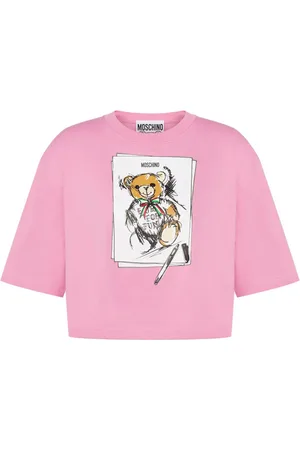 Moschino Teddy Bear cropped T-shirt