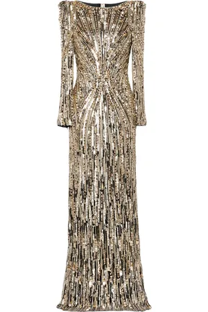Jenny Packham Avalon sequin-embellished gown