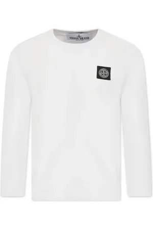 Stone Island Logo-patch long-sleeve T-shirt