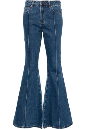 Self-Portrait Kick flared jeans