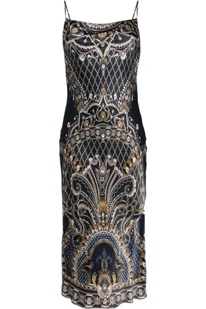 Camilla Printed slip dress