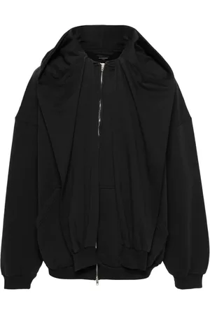 Balenciaga Zip-up layered hoodie