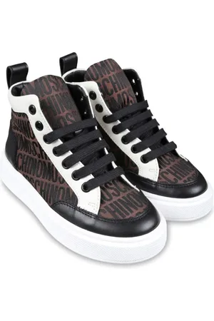 Moschino Logo-jacquard high-top sneakers