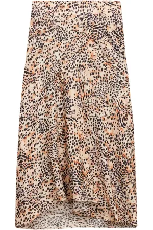 Isabel Marant Lisanne animal-print midi skirt