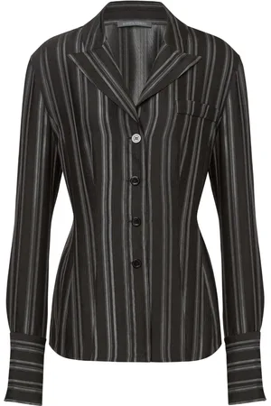 Alberta Ferretti Long-sleeved striped shirt