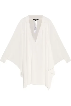 Balmain Metallic-effect beach minidress