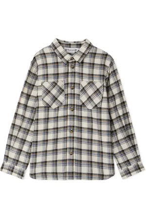 BONPOINT Altman checked organic-cotton shirt