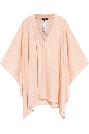 Balmain Logo-jacquard beach minidress