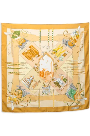Hermès 1996 Le Carnaval de Venise silk scarf