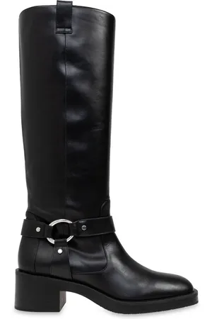 Stuart Weitzman Jax leather biker boots