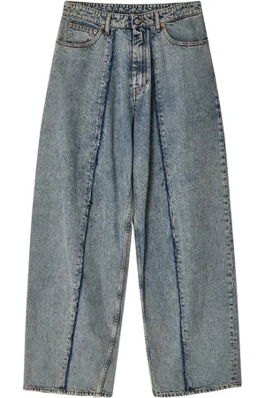 Maison Margiela Wide-leg cotton jeans