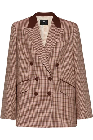 Paul Smith Double breasted check pattern blazer