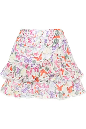 CHARO RUIZ IBIZA Fera butterfly-print mini skirt