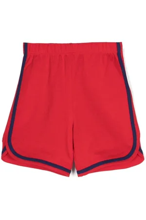 Gucci Monster-embroidered piqu?? shorts