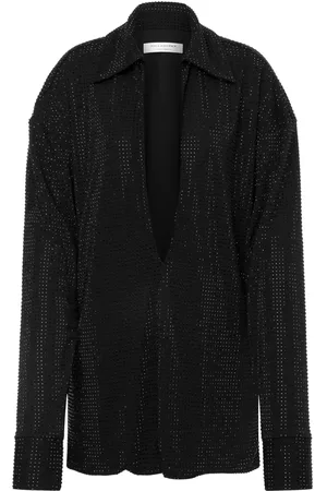 Serafini Rhinestoned V-neck blouse