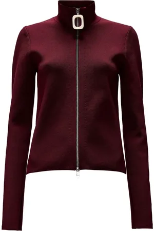 J.W.Anderson Zip-up fine-knit jumper