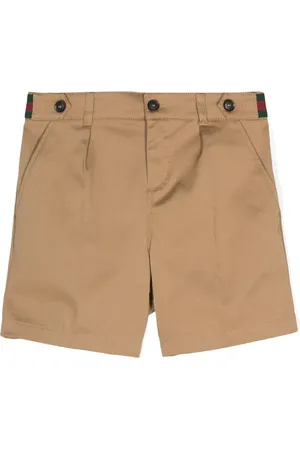 Gucci Web-detail twill shorts