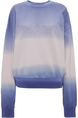 J.W.Anderson Gradient-effect organic cotton sweatshirt