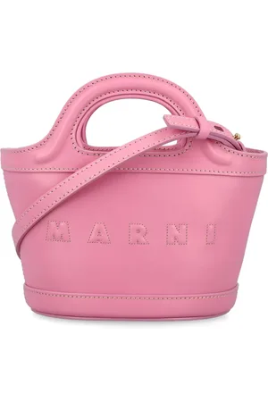 Marni Logo-embossed leather bag