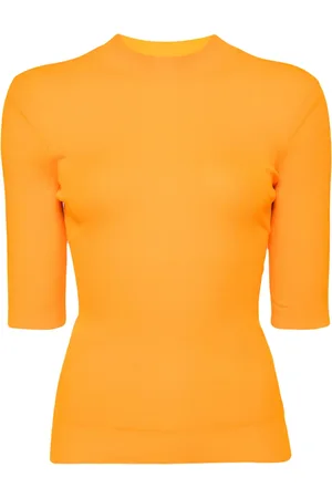 ENFÖLD Mock-neck ribbed top