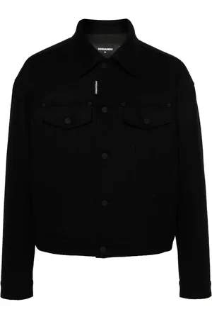 Dsquared2 Oversized-collar shirt jacket