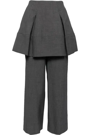 ENFÖLD Layered wide-leg trousers