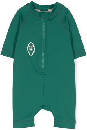 The Animals Observatory Caterpillar logo-print float suit