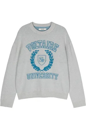 Zadig & Voltaire Marko intarsia-logo jumper