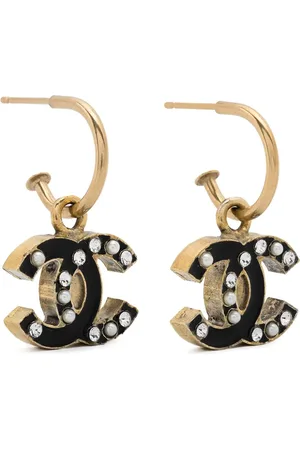 CHANEL 2007s CC-logo drop earrings
