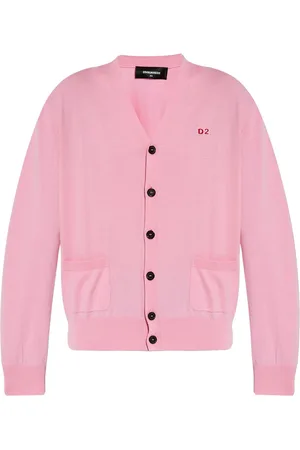 Dsquared2 Logo patch V-neck cardigan