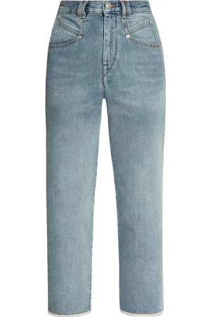 Isabel Marant Dilali straight-leg cropped jeans