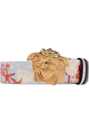 VERSACE La Medusa leather reversible belt