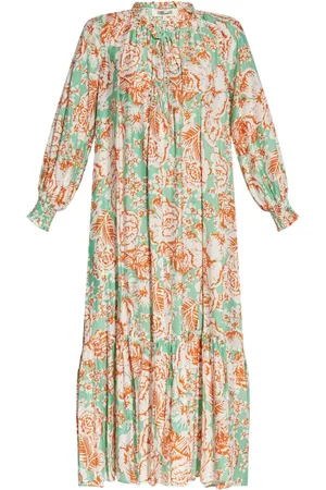 Diane von Furstenberg Floral-print shift midi dress