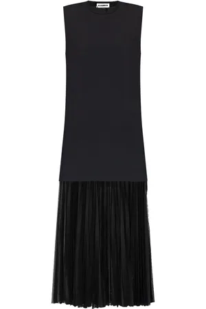 Jil Sander Layered shift maxi dress