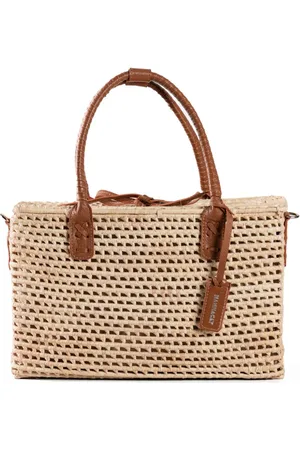 Nannacay Paula wicker tote bag