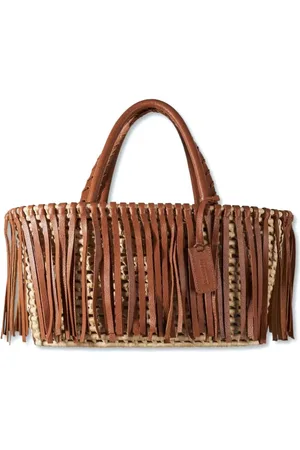 Nannacay Leticia fringed tote bag